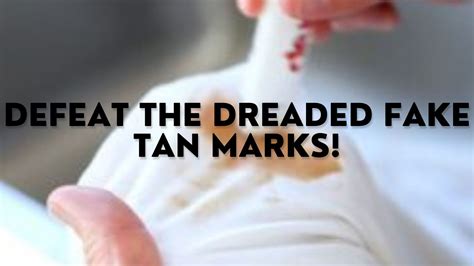 how to get rid of fake tan marks on clothes|can you get tan out of clothes.